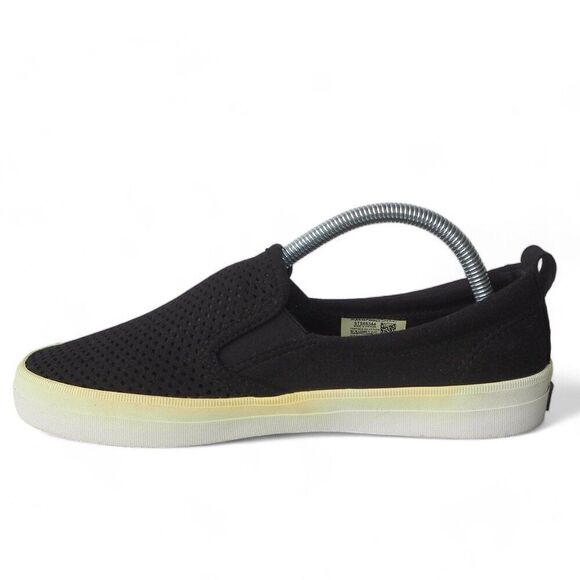 Sperry Top-Sider Crest Twin Gore Perf Sneakers Black / Yellow STS85344 Women's 9 - Picture 6 of 10